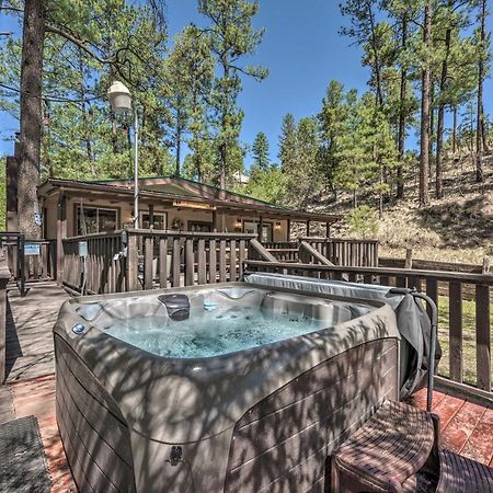 Tranquil Cabin With Stream And Deck Near Dtwn Ruidoso! Dış mekan fotoğraf