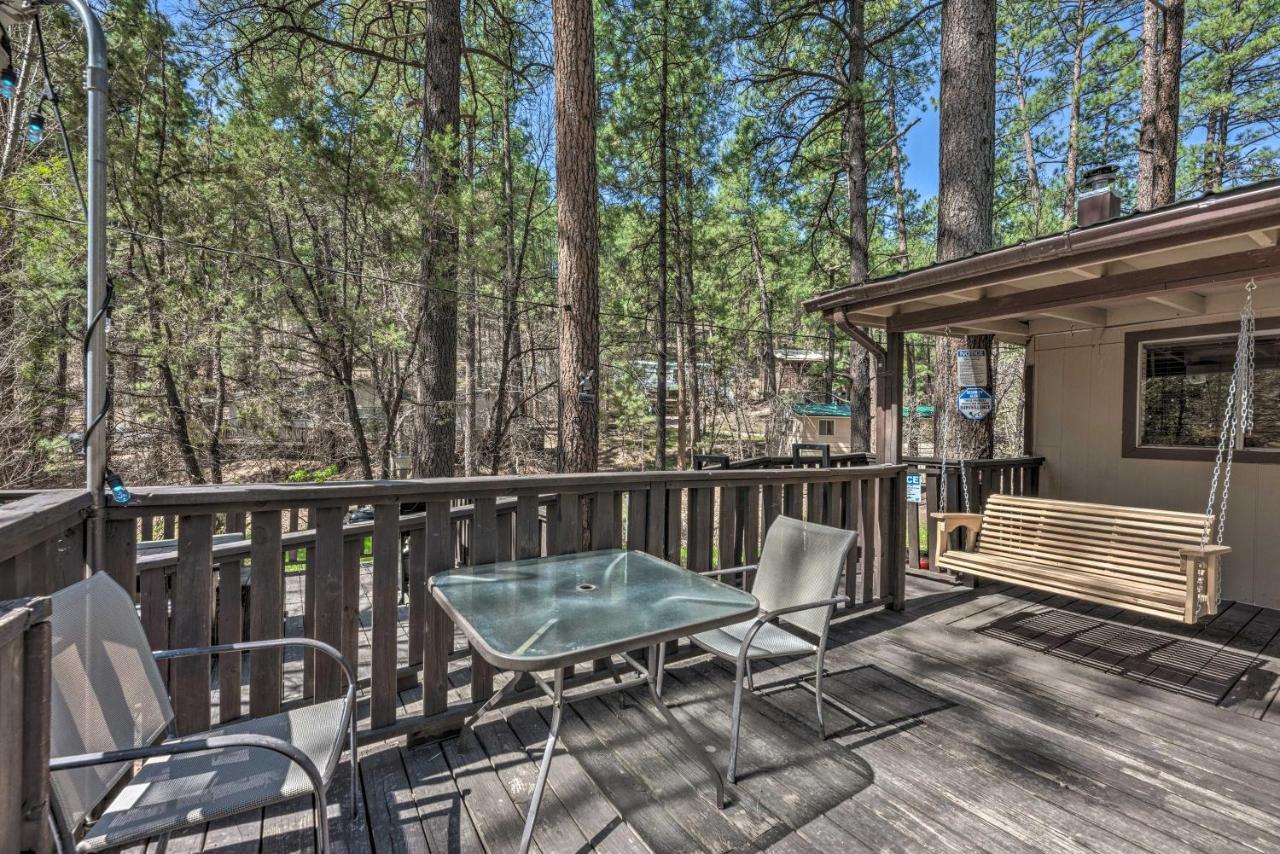 Tranquil Cabin With Stream And Deck Near Dtwn Ruidoso! Dış mekan fotoğraf