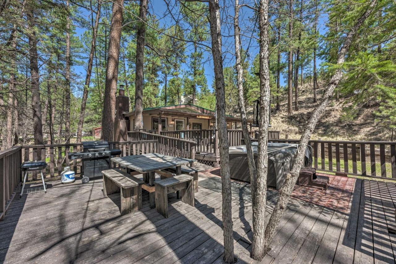 Tranquil Cabin With Stream And Deck Near Dtwn Ruidoso! Dış mekan fotoğraf